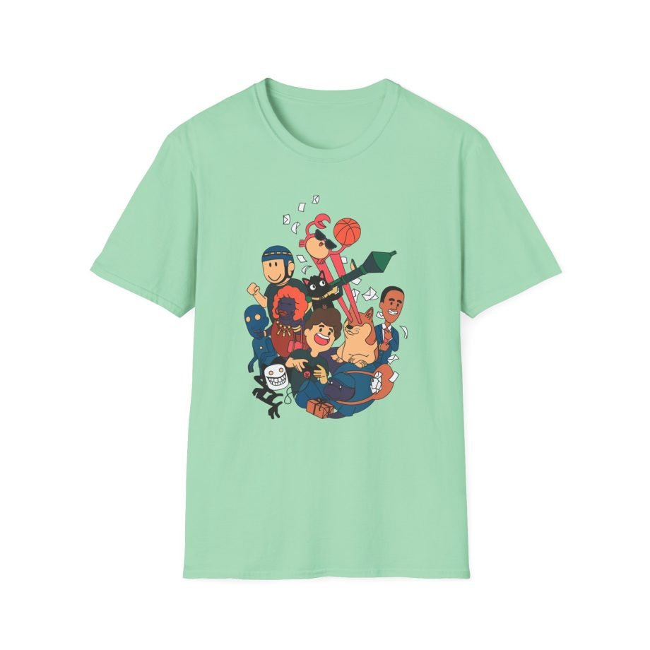 Denisdaily Unisex Softstyle T-Shirt