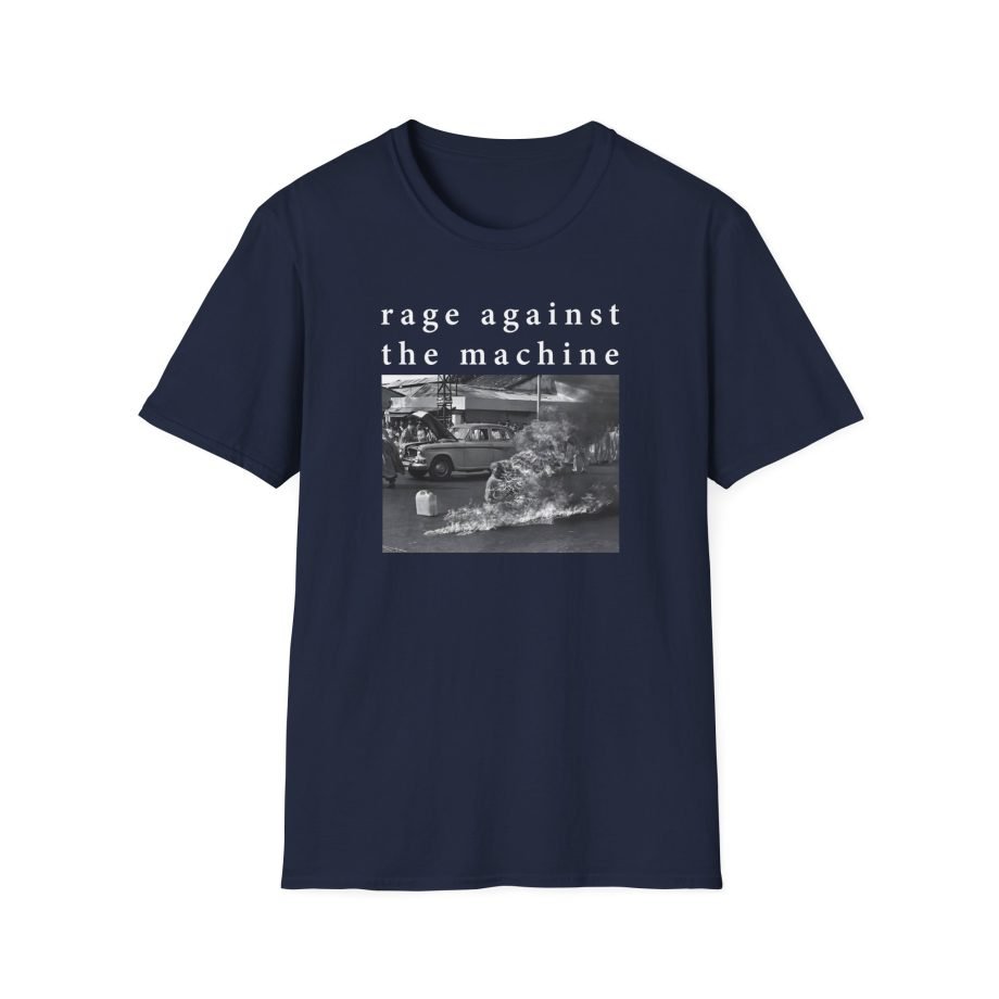Rage Against the Machine Self-immolation Unisex Softstyle T-Shirt