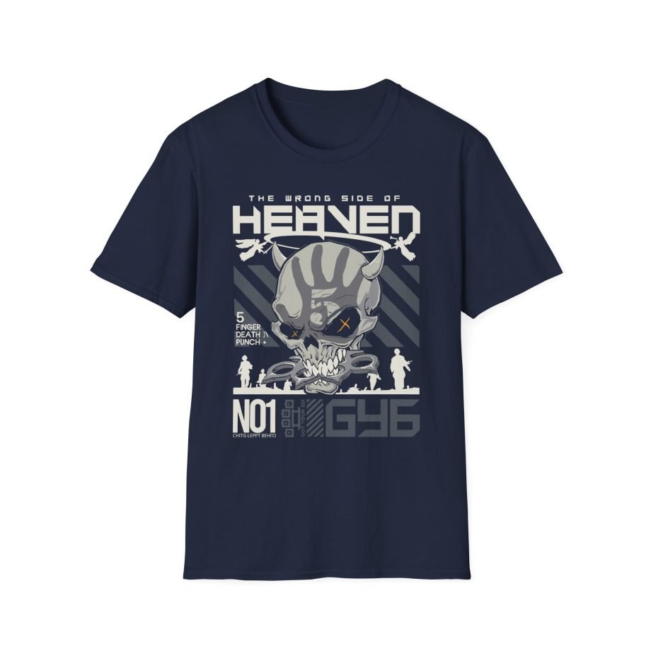 Five Finger Death Punch N01 Wrong Side of Heaven Anniversary Unisex Softstyle T-Shirt