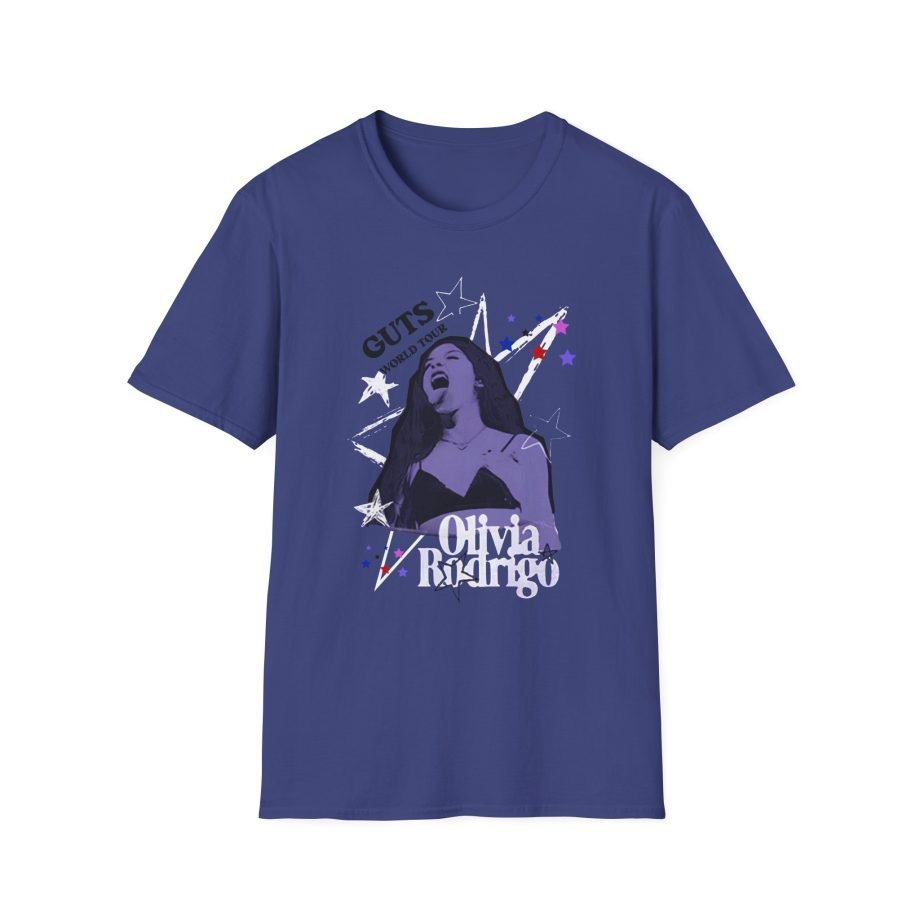 Olivia Rodrigo GUTS world tour unisex softstyle t-shirt