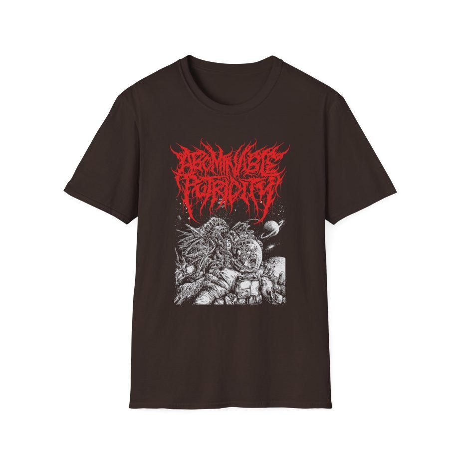 Abominable Putridity The Last Astronaut Red Logo Unisex Softstyle T-Shirt