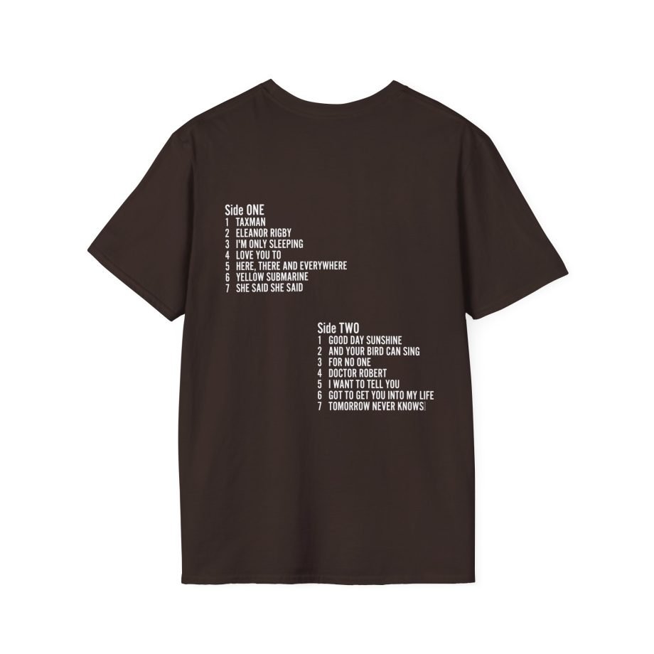 The Beatles Revolver Tracklist Unisex Softstyle T-Shirt