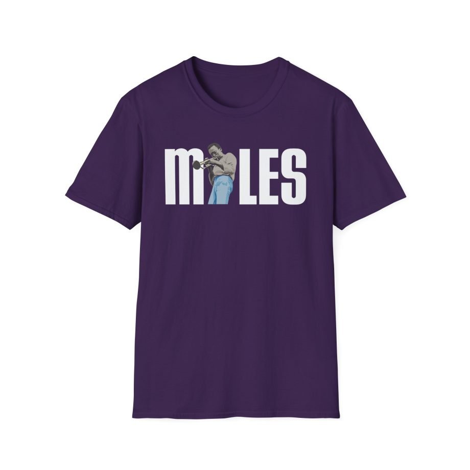 Miles Davis Playing Unisex Softstyle T-Shirt