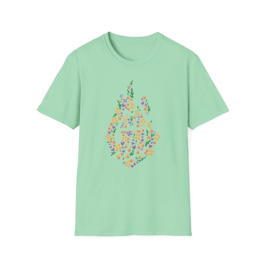 Good Mythical Morning Floral Flame unisex softstyle t-shirt