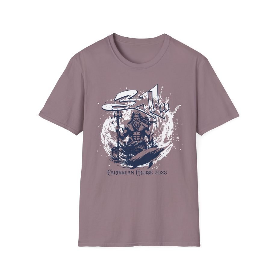 311 Caribbean Cruise 2025 Poseidon Unisex Softstyle T-Shirt