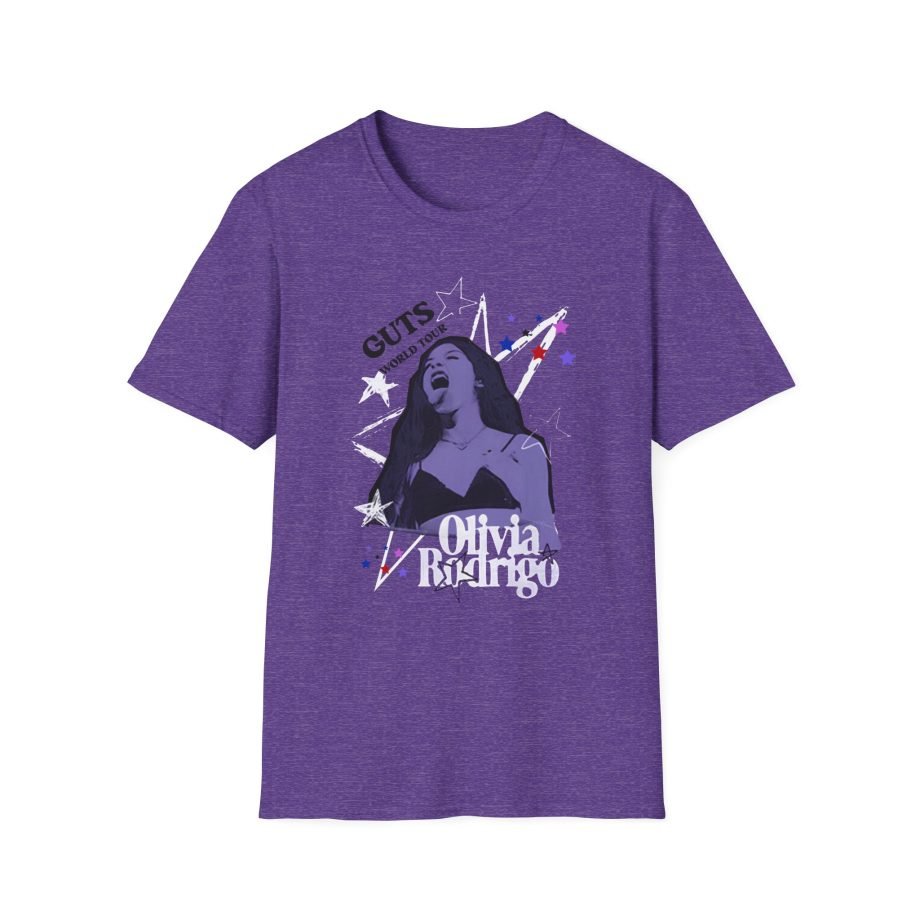 Olivia Rodrigo GUTS world tour unisex softstyle t-shirt