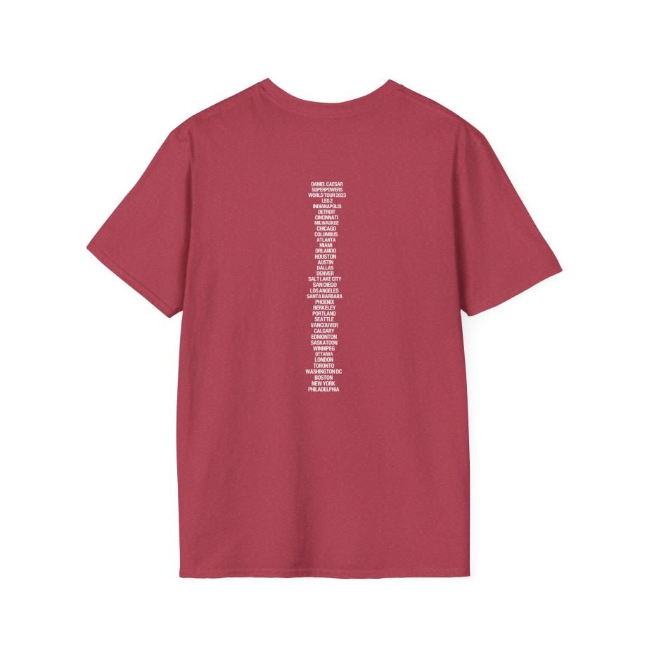 Daniel Caesar Superpowers World Tour Unisex Softstyle T-Shirt