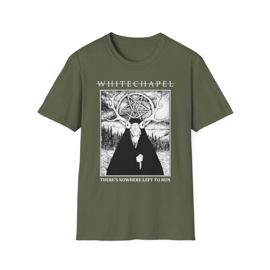Whitechapel Deer Demon Oil Unisex Softstyle T-Shirt