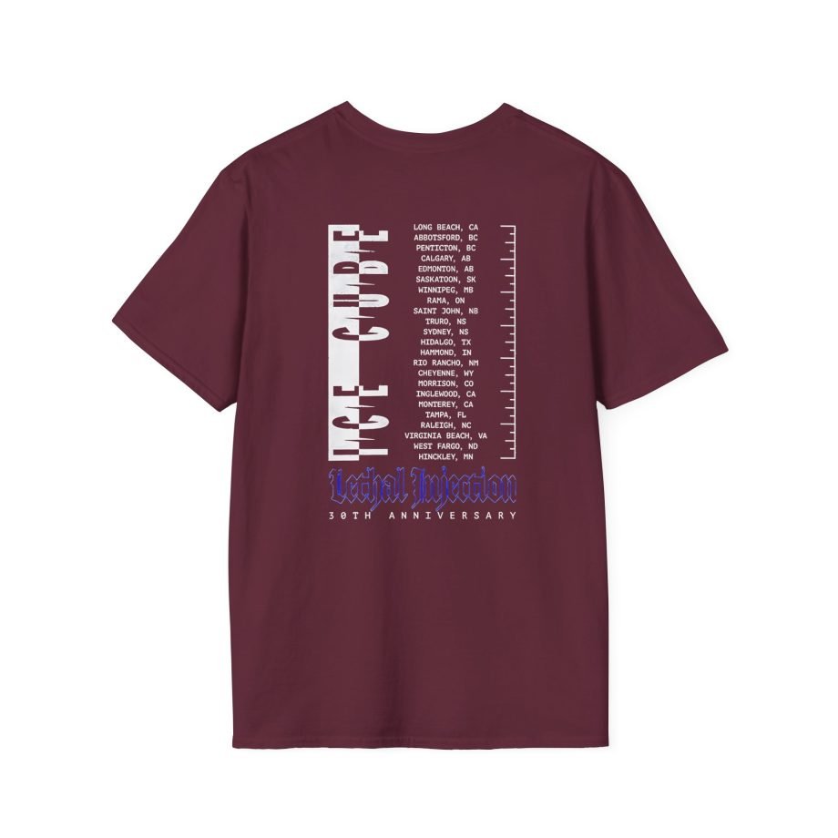 Ice Cube Lethal Injection Tour Unisex Softstyle T-Shirt
