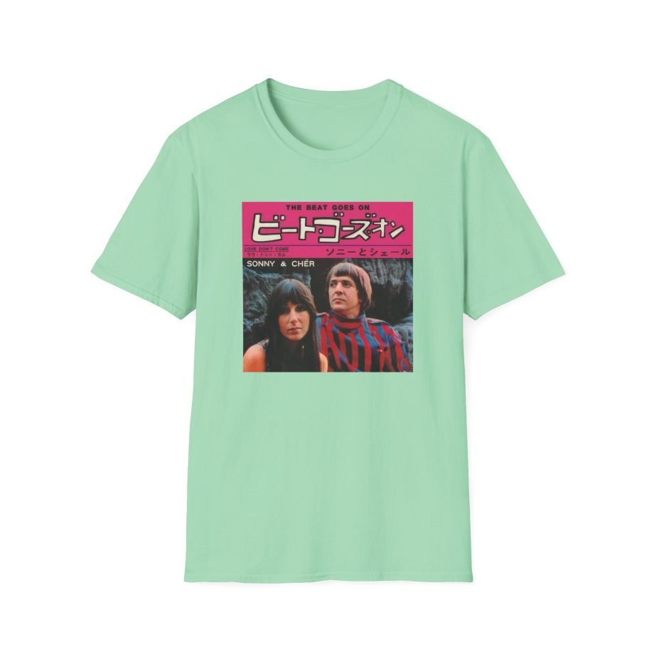 Sonny & Cher the Beat Goes on Japan Unisex Softstyle T-Shirt