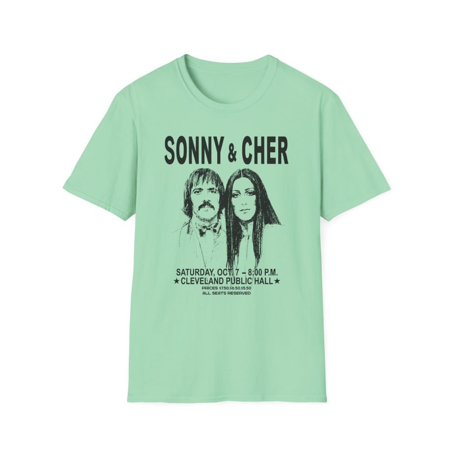 Sonny & Cher Cleveland Unisex Softstyle T-Shirt