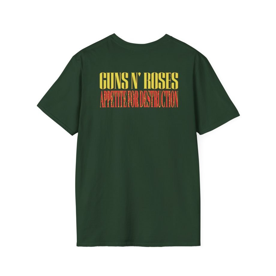 Guns N Roses 1988 Needle Skull Unisex Softstyle T-Shirt