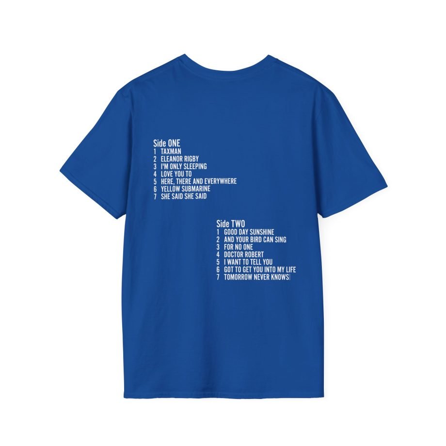 The Beatles Revolver Tracklist Unisex Softstyle T-Shirt