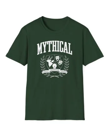 Good Mythical Morning Mythical Collegiate Emblem unisex softstyle t-shirt