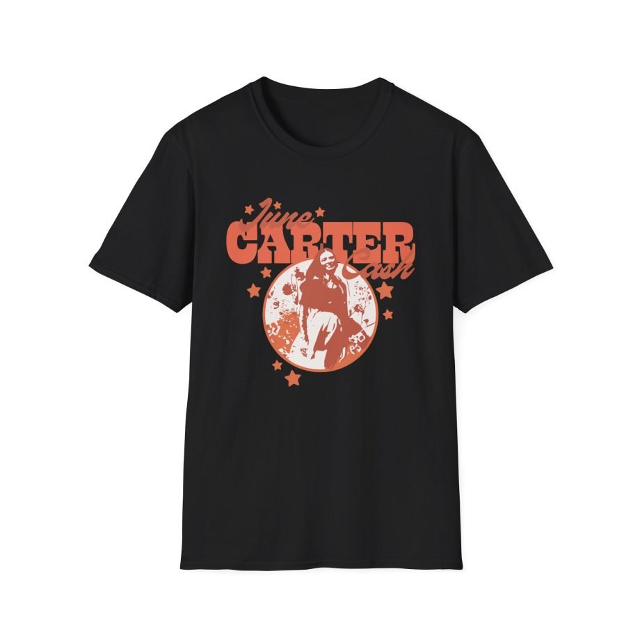 Johnny Cash June Carter Cash Portrait unisex softstyle t-shirt