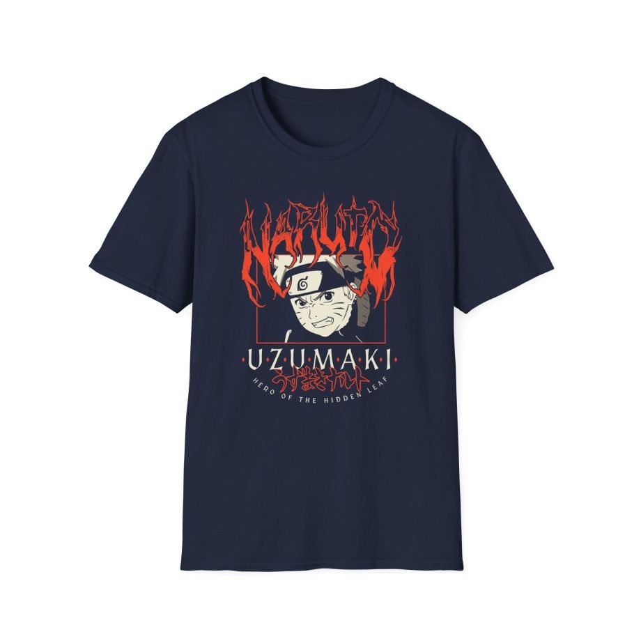 Naruto Uzumaki Clan Metal Unisex Softstyle T-Shirt