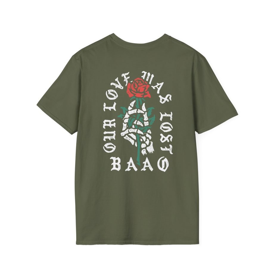 Being as an Ocean Skeleton Rose Unisex Softstyle T-Shirt