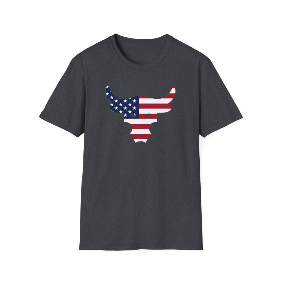 Dwayne Johnson Project Rock Freedom Bull Unisex Softstyle T-Shirt