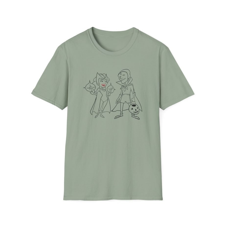 Marvel Wandavision Simple Ink Unisex Softstyle T-Shirt