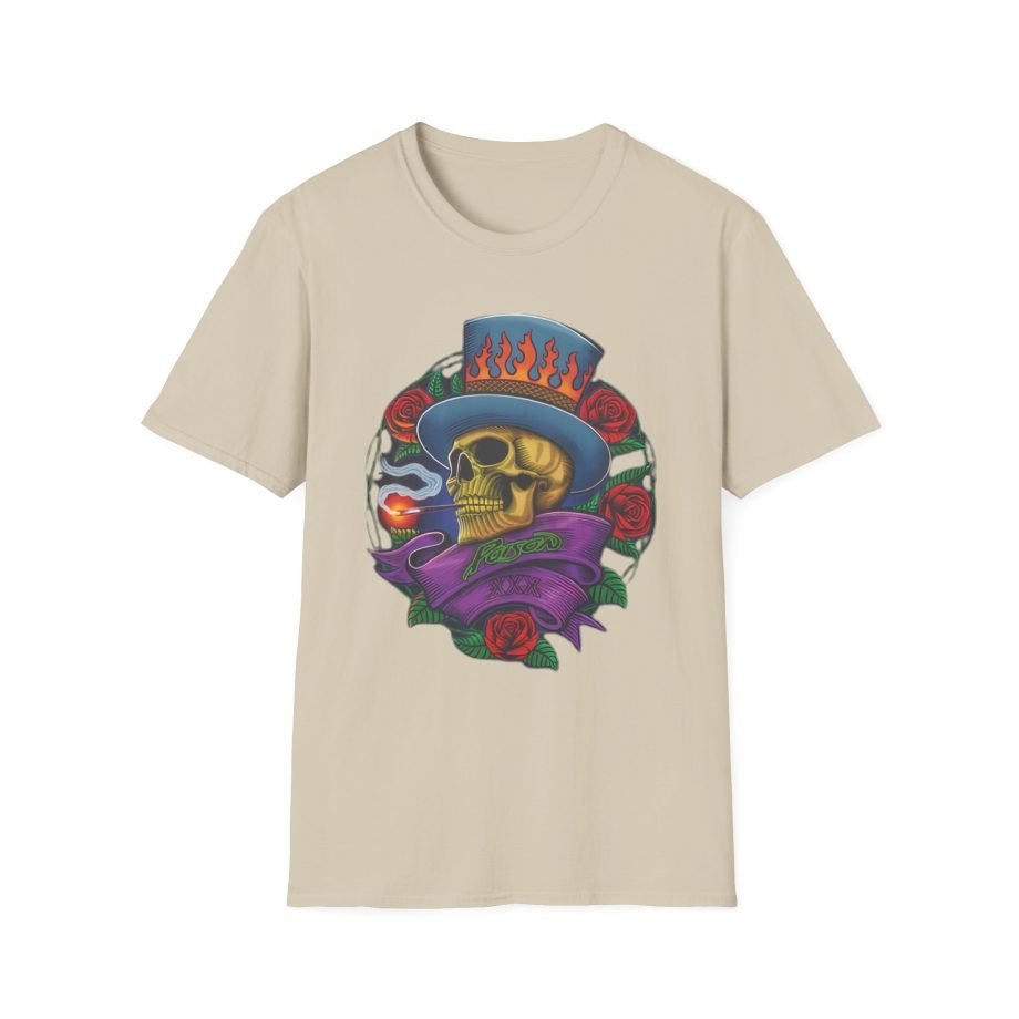 Poison Skull Unisex Softstyle T-Shirt