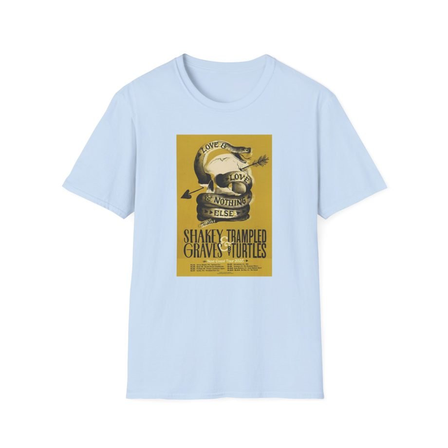Shakey Graves West Coast Tour Unisex Softstyle T-Shirt