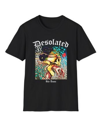 Desolated Bite Down Artwork Unisex Softstyle T-Shirt