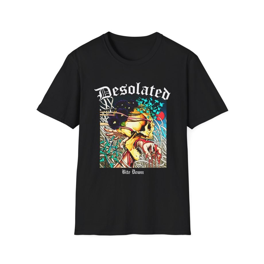 Desolated Bite Down Artwork Unisex Softstyle T-Shirt