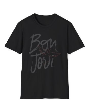 Bon Jovi Brush Strokes Unisex Softstyle T-Shirt