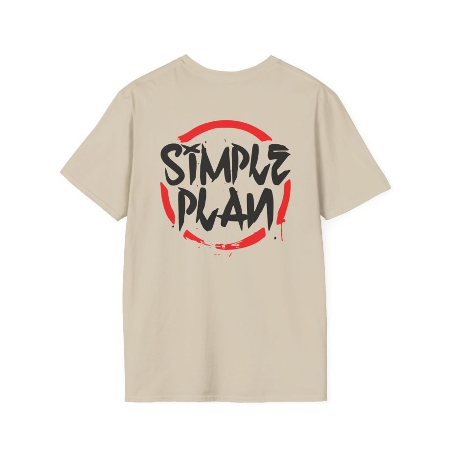 Simple Plan Circle Splat Unisex Softstyle T-Shirt