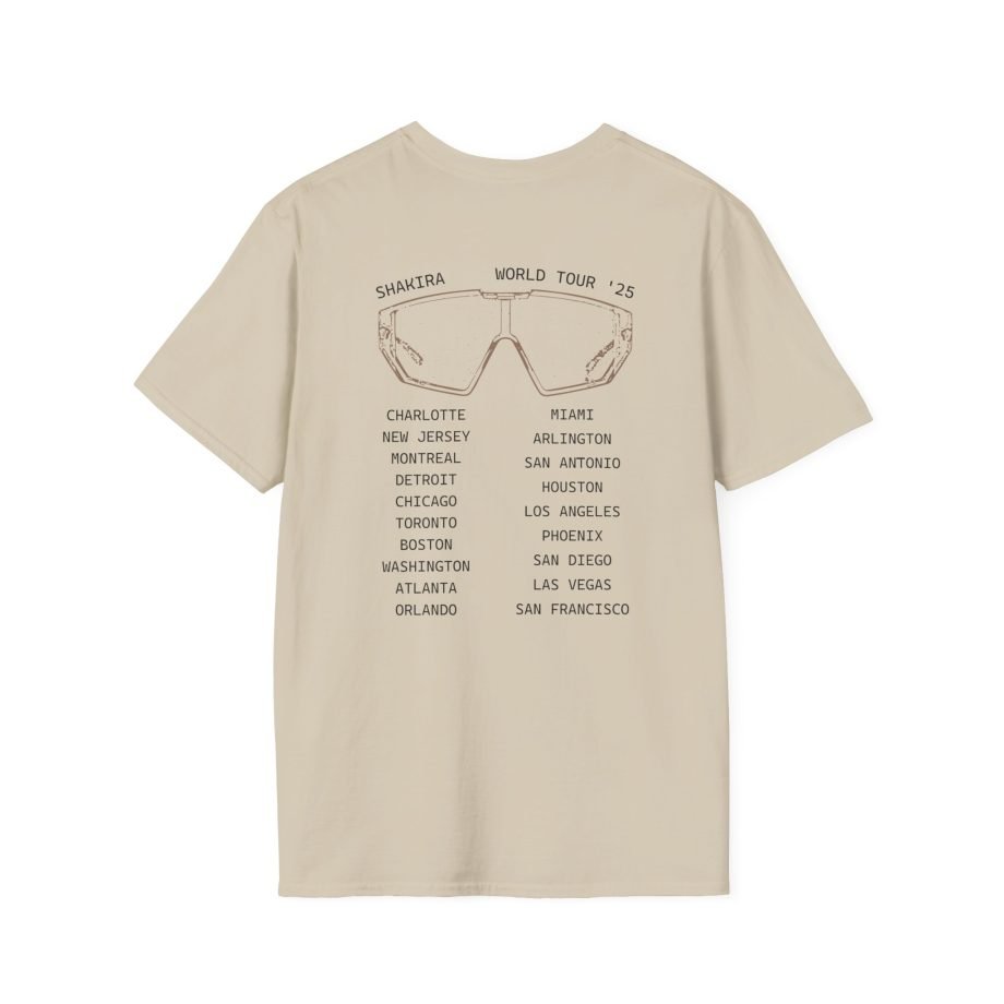 Shakira Sunglasses Unisex Softstyle T-Shirt
