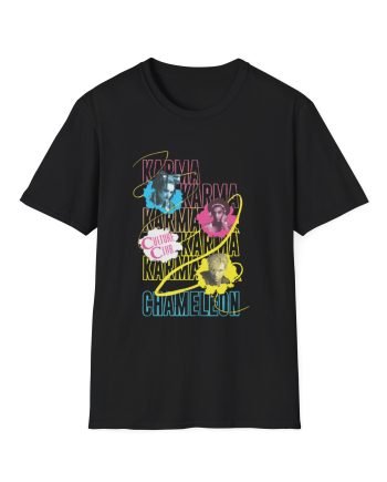 Boy George Karma Chameleon Band Unisex Softstyle T-Shirt