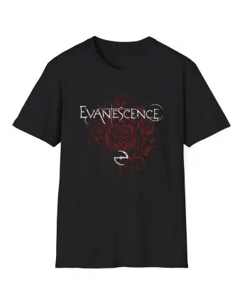 Evanescence Rose Logo Unisex Softstyle T-Shirt