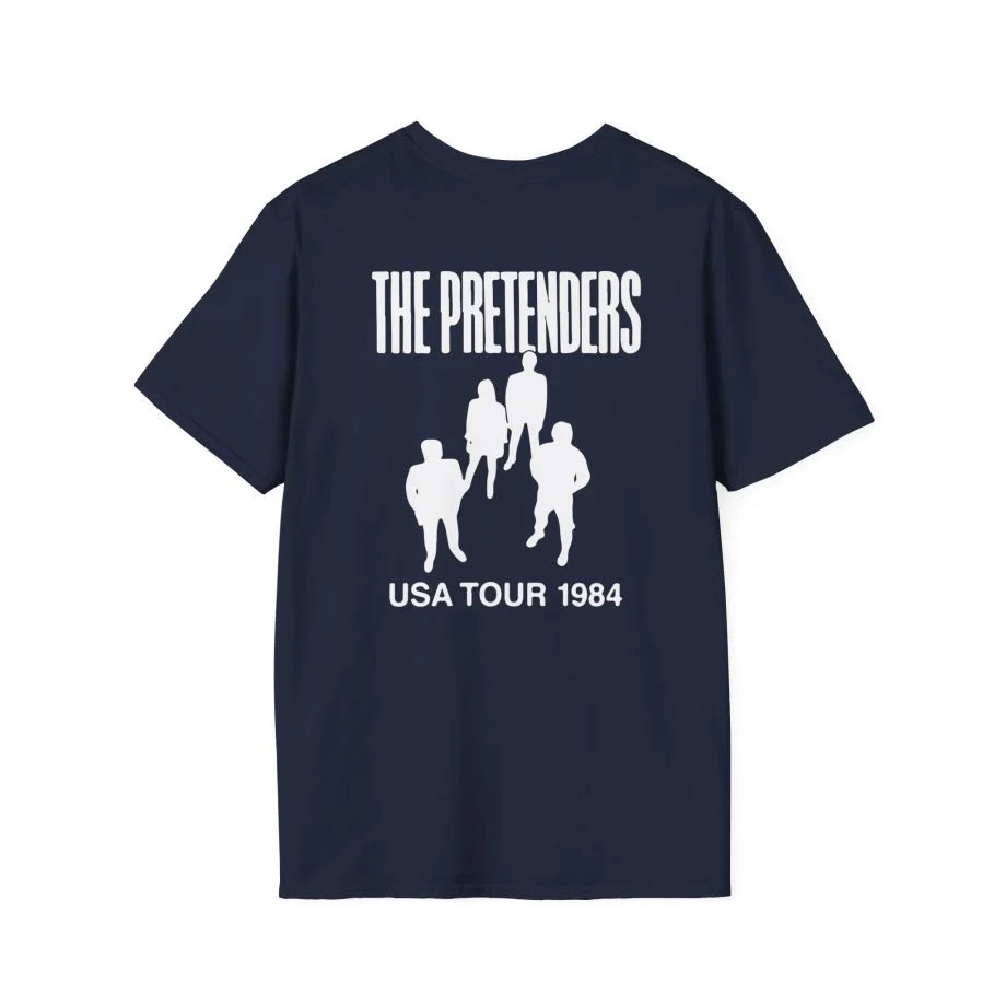 1984 the Pretenders Tour Unisex Softstyle T-Shirt