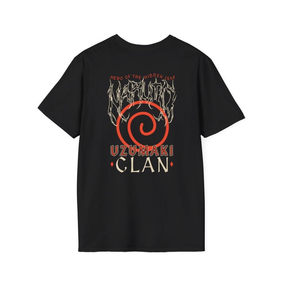 Naruto Uzumaki Clan Metal Unisex Softstyle T-Shirt