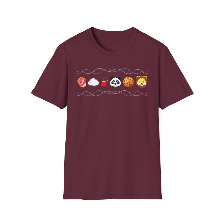 Harlow and Popcorn Emoji Unisex Softstyle T-Shirt