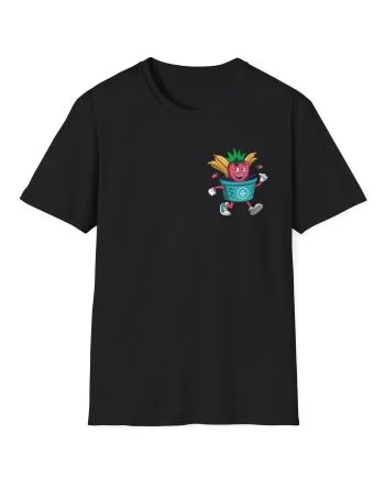 Acai Bowl Mascot Unisex Softstyle T-Shirt