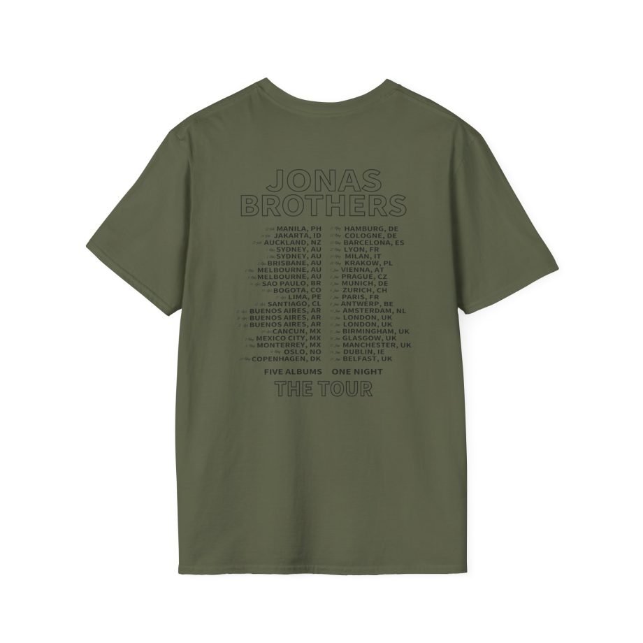 Jonas Brothers 5 Albums Unisex Softstyle T-Shirt