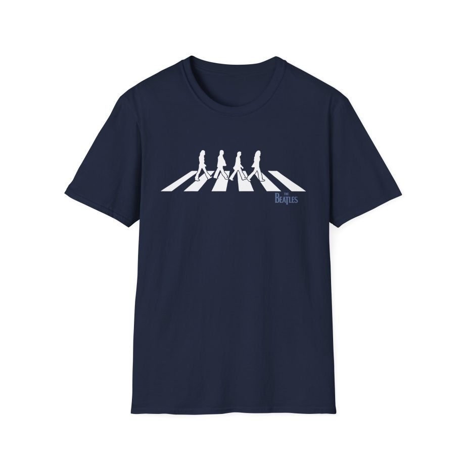 The Beatles Distressed Abbey Road Silhouette Unisex Softstyle T-Shirt