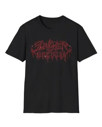 First Blood Slaughter to Prevail Red Logo Crystal Unisex Softstyle T-Shirt