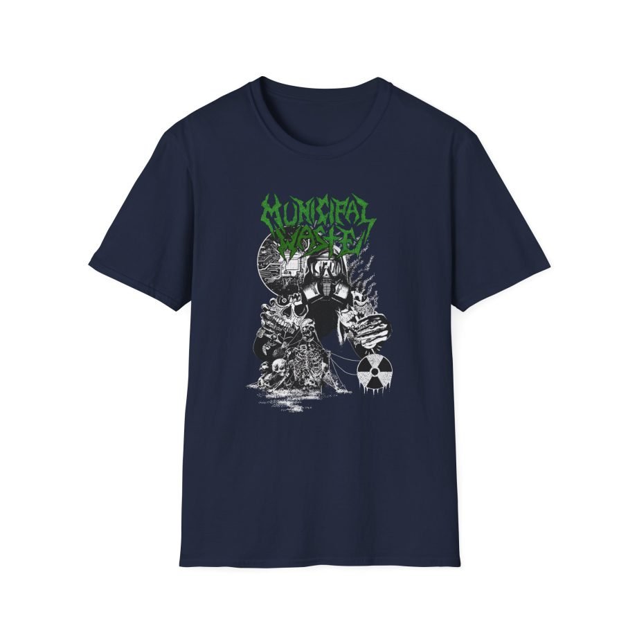 Municipal Waste Biotech Gasmask Unisex Softstyle T-Shirt