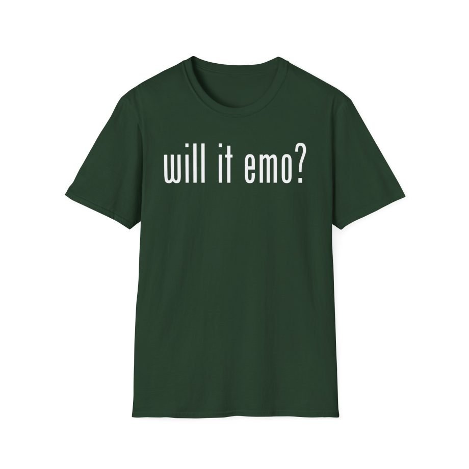 Nothing Nowhere Will It Emo Unisex Softstyle T-Shirt