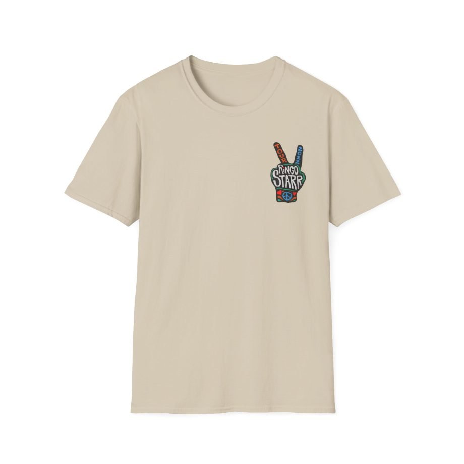 Ringo Starr Peace Illustration Unisex Softstyle T-Shirt