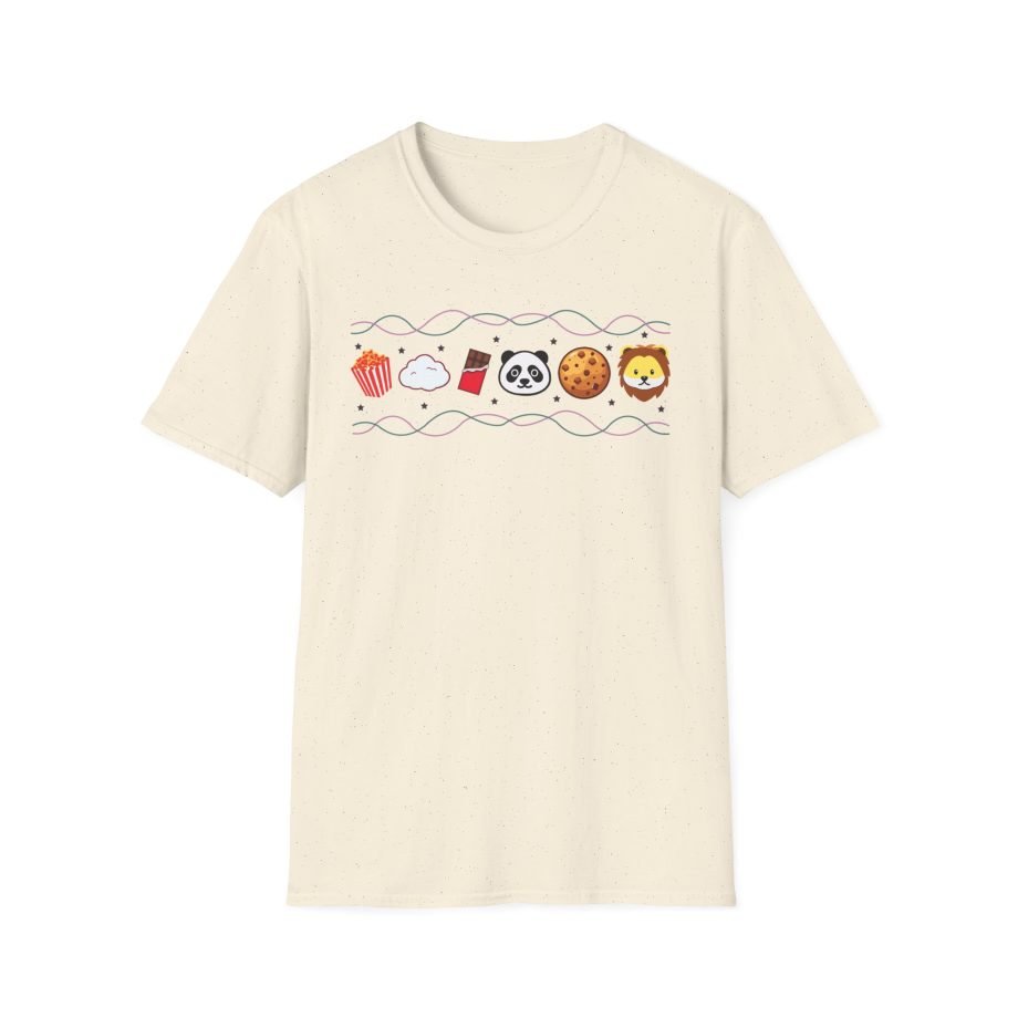 Harlow and Popcorn Emoji Unisex Softstyle T-Shirt