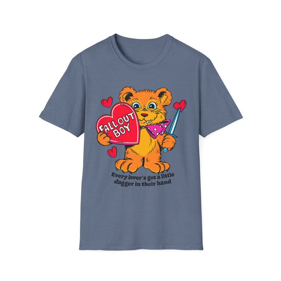 Fall Out Boy Dagger Teddy Unisex Softstyle T-Shirt