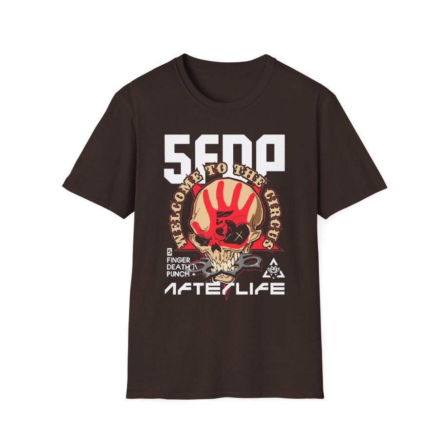 Five Finger Death Punch Welcome to the Circus Unisex Softstyle T-Shirt
