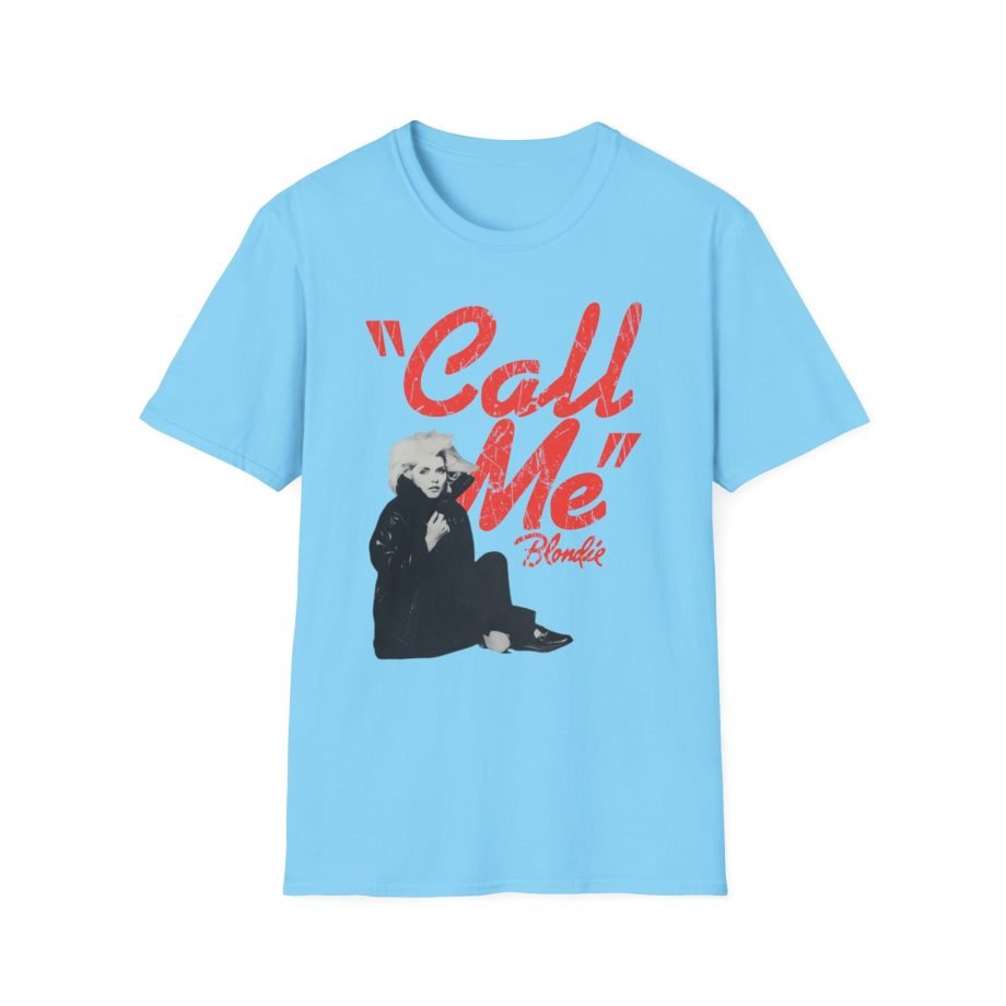 Blondie Call Me Unisex Softstyle T-Shirt