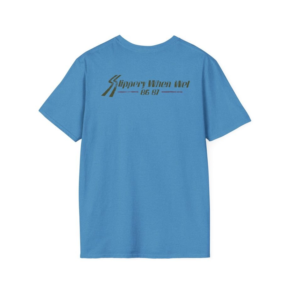 Bon Jovi Slippery When Wet Vintage World Tour Unisex Softstyle T-Shirt