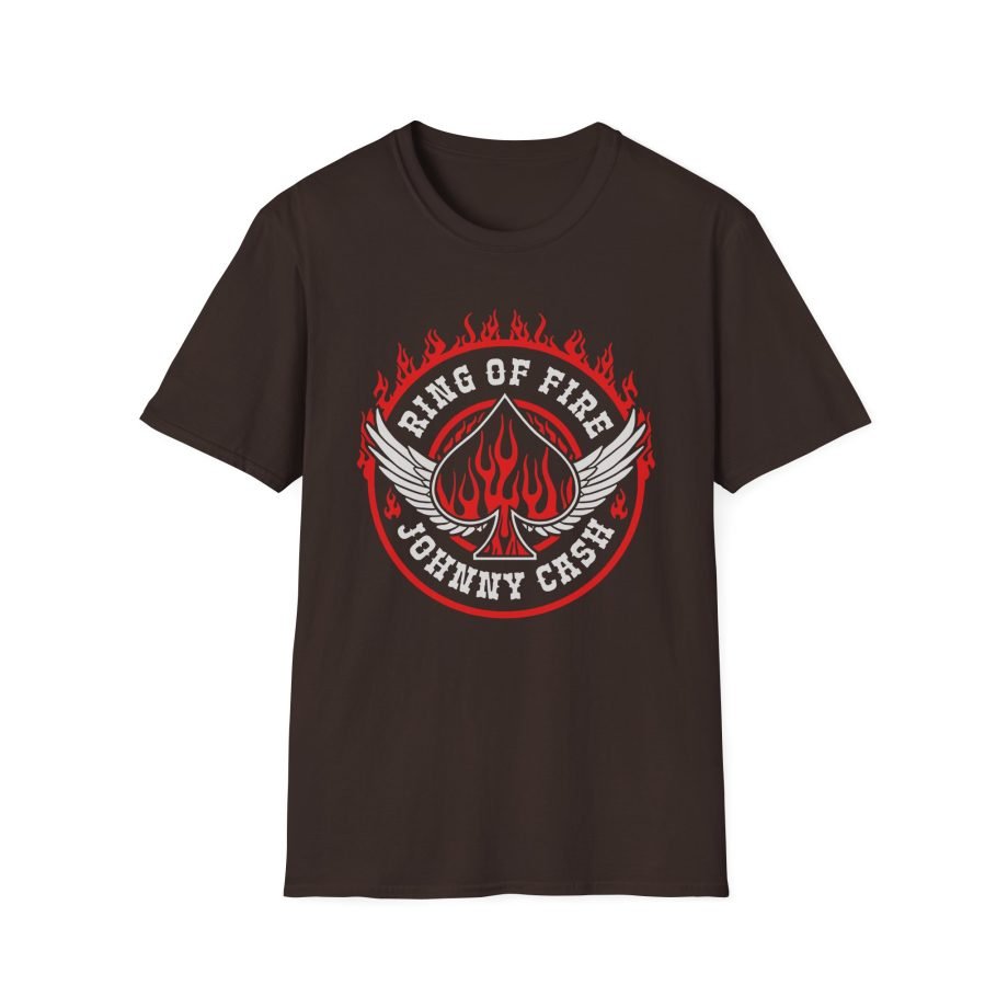 Johnny Cash Ring of Fire Unisex Softstyle T-Shirt