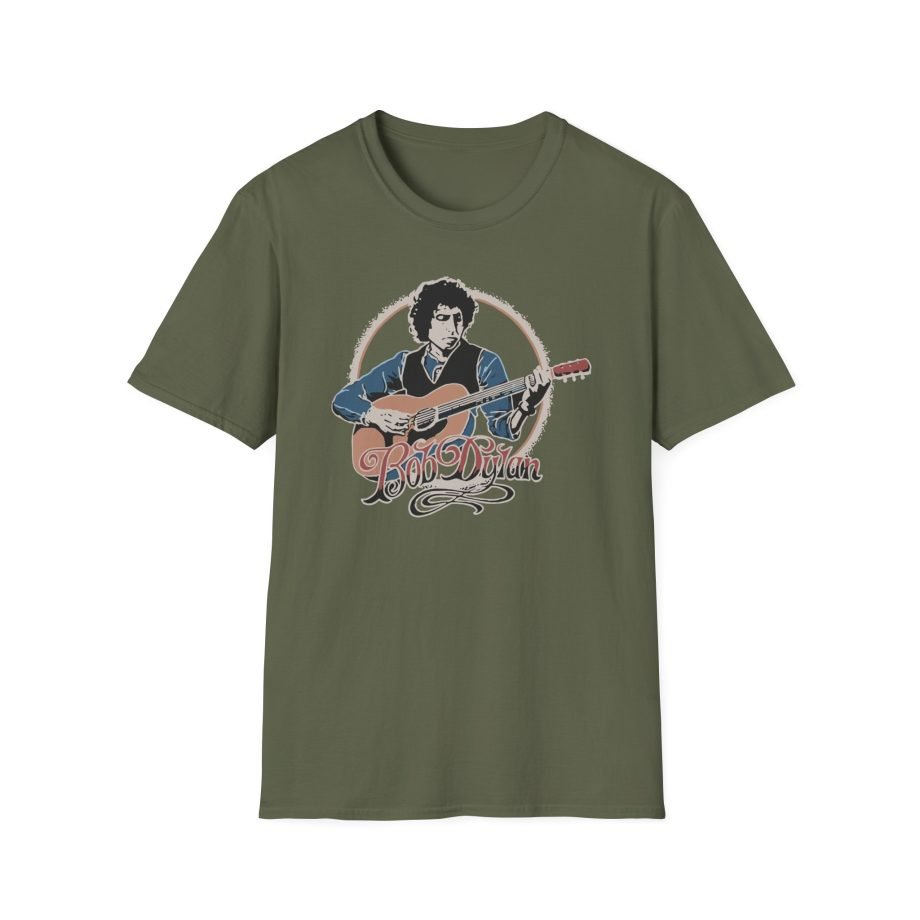 Bob Dylan Acoustic Unisex Softstyle T-Shirt