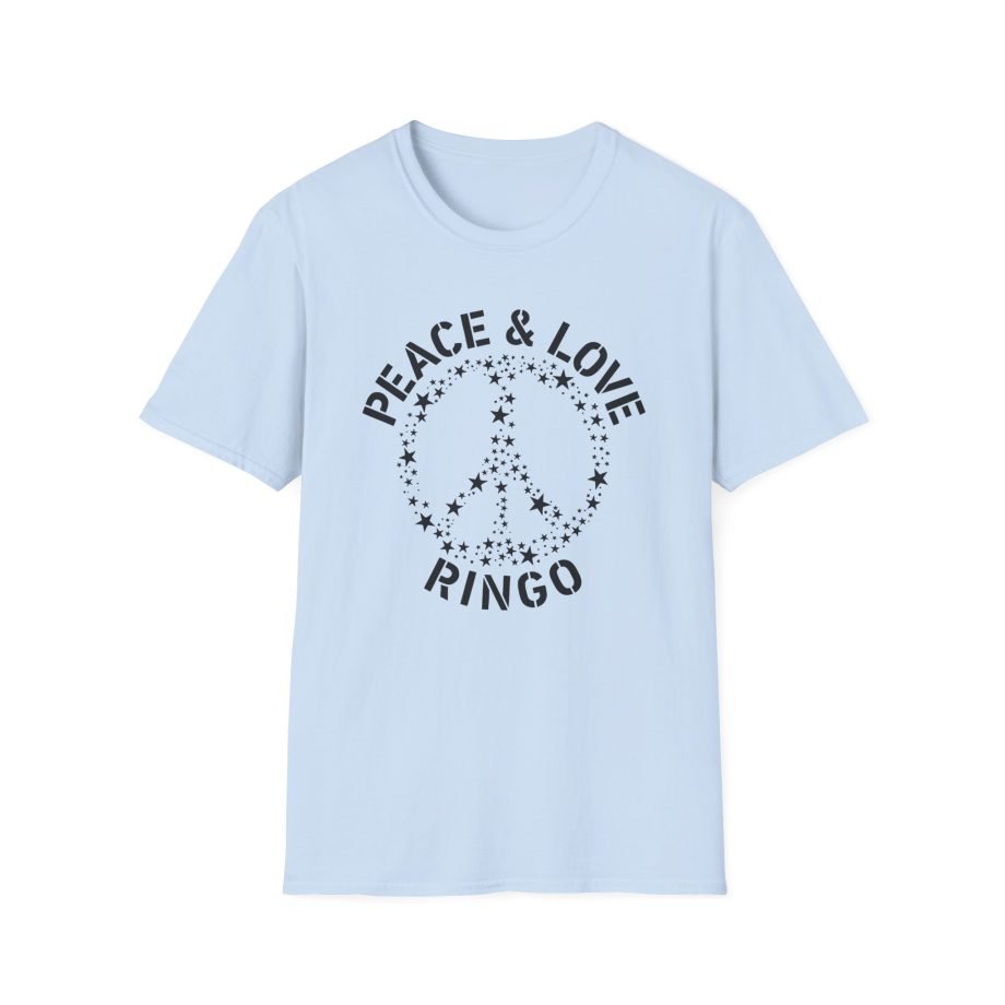 Ringo Starr Peace & Love Unisex Softstyle T-Shirt